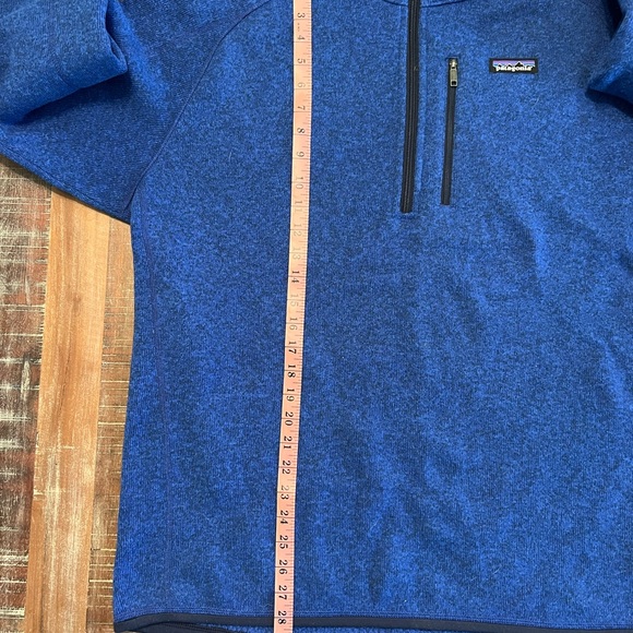 Patagonia Better Sweater 1/4 Zip XL in EUC Blue - Picture 5 of 6